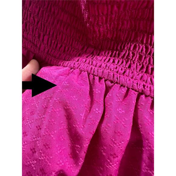 Band of the Free Bustier Strapless Magenta Mini Dress -Size L- NWT - Picture 6 of 7